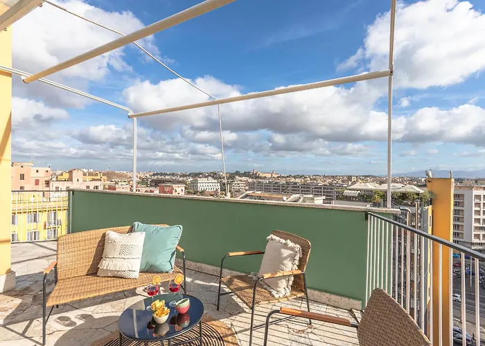 Viola Penthouse With Panoramic View רומא